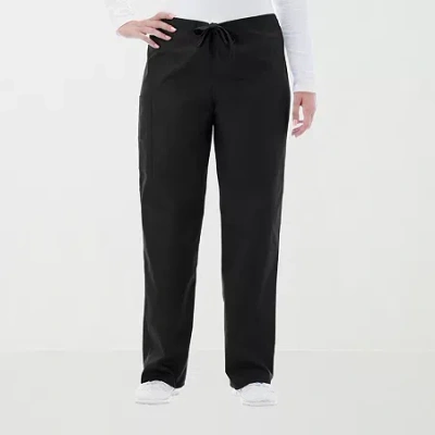 Fundamentals By White Swan 14920 Drawstring Unisex Adult Short Scrub Pant In Black