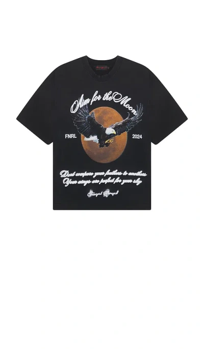Funeral Apparel Aim For The Moon T-shirt In Black
