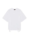 Funeral Apparel Distressed T-shirt In 白色