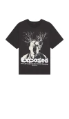 Funeral Apparel Exposed T-shirt In Black