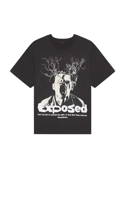 Funeral Apparel Exposed T-shirt In Black