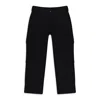 Fung Lan And Co. Black  Twill Cargo Pant In Black