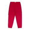 Fung Lan And Co. Ebony/blue Zip Off Track Pants In Red