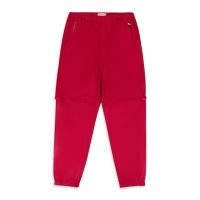 FUNG LAN AND CO. EBONY/BLUE ZIP OFF TRACK PANTS