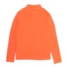 Fung Lan And Co. Jersey Orange Turtleneck Sweater In Orange