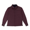 Fung Lan And Co. Nwt Fung Lan And Co Plaid Quilt Reversible Maroon Buttondown Shirt In Multi