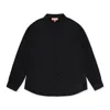 Fung Lan And Co. Silk Black Blouse In Black