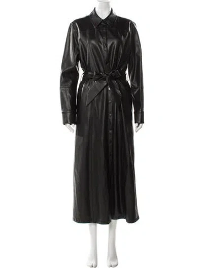 Pre-owned Fung Lan And Co. Trench Coat In Gray