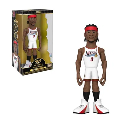Funko 12 Inch Vinyl Gold Figure Nba Stars 76ers Allen Iverson In Multi