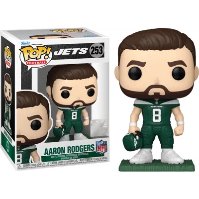 Funko Aaron Rodgers (new York Jets) Nfl  Pop! Series 12 In Green
