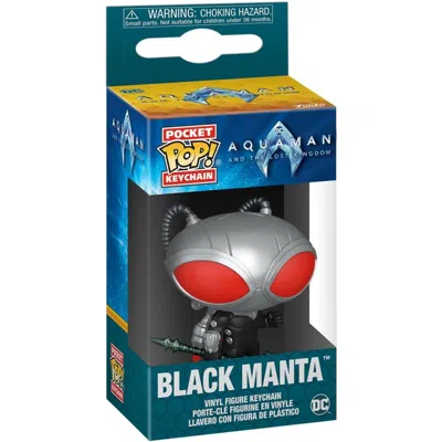 Funko Aquaman 2 Black Manta Trident  Pocket Pop! Keychain In Gray