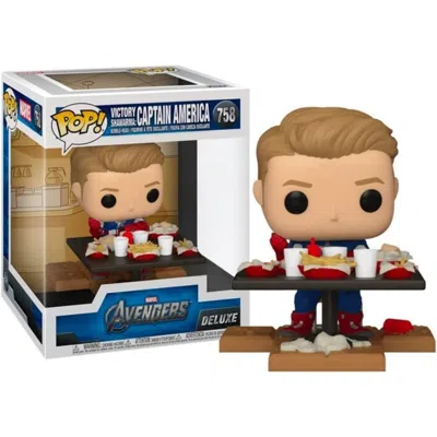 Funko Avengers Shawarma Captain America Deluxe Pop Vinyl Figure #758 Special Edition In Brown