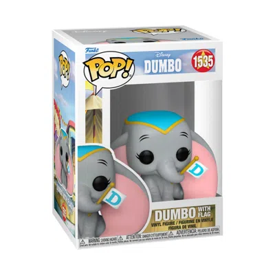 Funko Disney Dumbo Dumbo With Flag  Pop! Vinyl Figure #1535 In Gray
