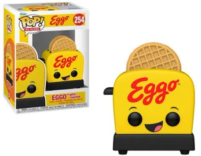 Funko Eggo W/toaster (kelloggs)  Pop! Ad Icons In Neutral