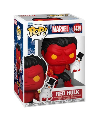 Funko Marvel 1439 Red Hulk Holiday Pop Vinyl Bobblehead In Transparent