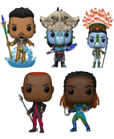 Funko Kids' Marvel Black Panther Wakanda Forever Namor Attuma Namora Okoye Nakia Figure Collectors Set, 5 Piece In Multi