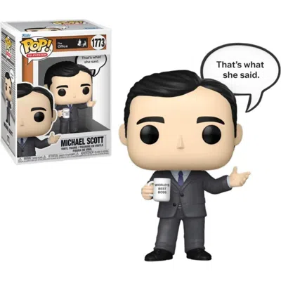 Funko Michael Scott (the Office)  Pop! Television Sayings In Multi