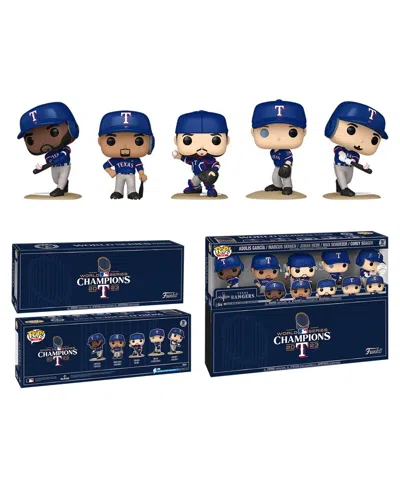 Funko Mlb Texas Rangers 2023 World Series Champions Fanatics Exclusive Pop Five-pack In No Color