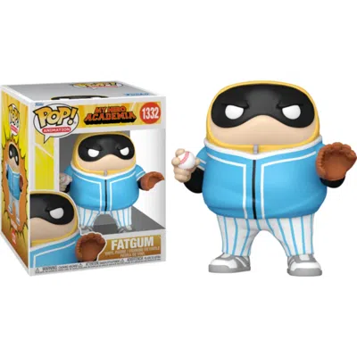 Funko My Hero Academia Hlb Fatgum (baseball) 6 Inches Super Pop! Vinyl Figure #1332 In Blue