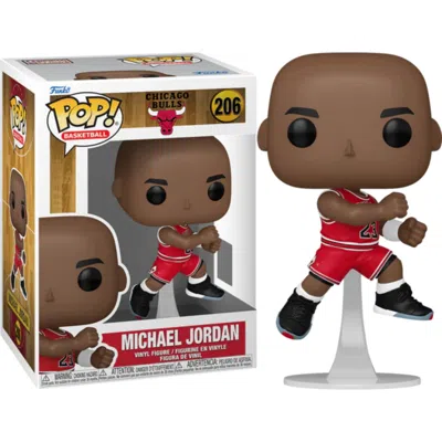 Funko Nba Legends Bulls Michael Jordan 1989 Playoffs  Pop Vinyl Figure #206 In Multi