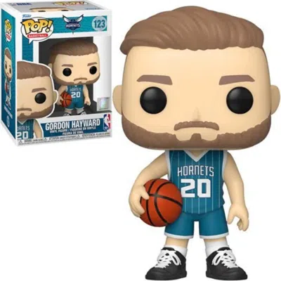 Funko Nba Stars Hornets Gordon Hayward Teal Jersey  Pop! Vinyl Figure #123 In Multi