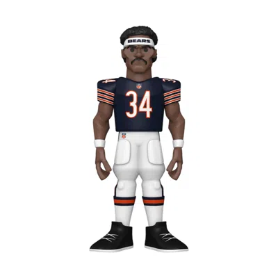 Funko Nfl Stars: Bears Walter Payton  Pop 5 Inch Vinyl Gold Figure In Multi
