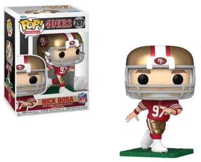 Funko Nick Bosa (san Francisco 49ers) (red Jersey) Nfl  Pop! In Multi