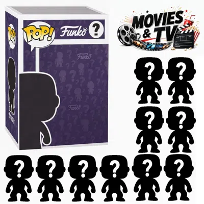 Funko Pack Of 10 Surprise Mystery Movies & Tv  Pop! Randomly Selected In Purple
