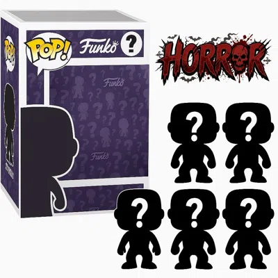 Funko Pack Of 5 Surprise Mystery Horror  Pop! Randomly Selected In Purple