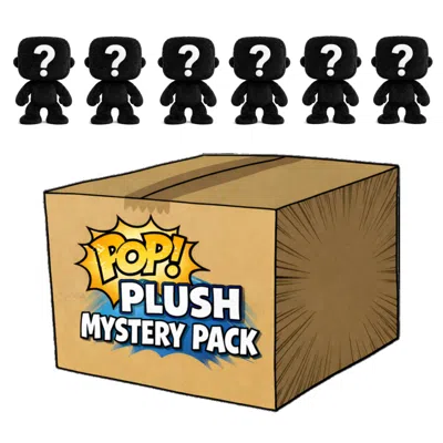 Funko Pack Of 6 Surprise Mystery Soft  Pop! Plush Randomly Selected In Multi