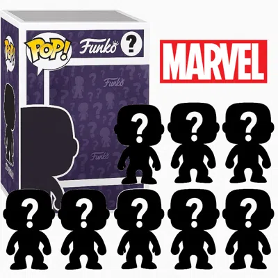 Funko Pack Of 8 Surprise Mystery Marvel  Pop! Randomly Selected In Multi