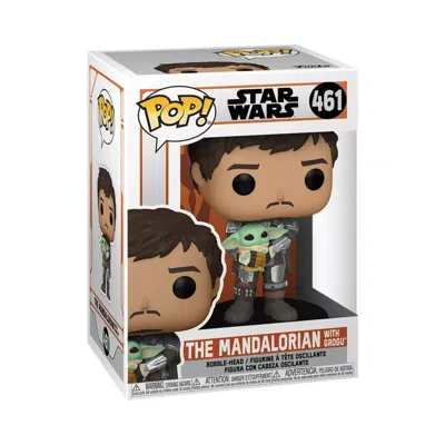 Funko Pop Star Wars: The Mandalorian With Grogu 4-inch Vinyl Figure #461 In Multi