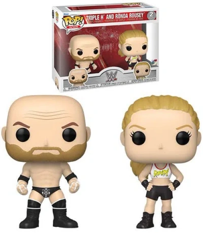 Funko Rhonda Rousey / Triple H Wwe  Pop! 2-pack In Multi