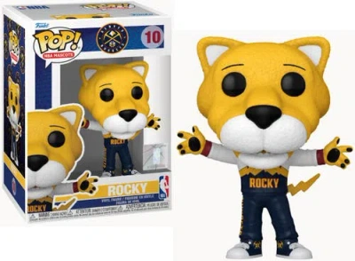 Funko Rocky (denver Nuggets)  Pop! Nba Mascots In White
