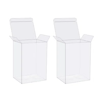 Funko Set Of 2 Protector Case For  Pop! Vinyl Figures - 4 Inches In Transparent