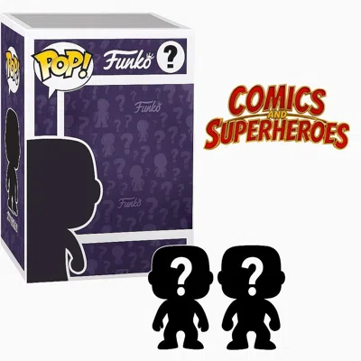 Funko Set Of 2 Surprise Mystery Comics & Superheroes  Pop! Randomly Selected In Purple