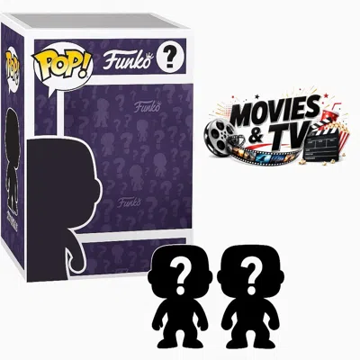 Funko Set Of 2 Surprise Mystery Movies & Tv  Pop! Randomly Selected In Purple