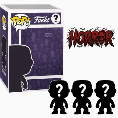 Funko Set Of 3 Surprise Mystery Horror  Pop! Randomly Selected In Multi