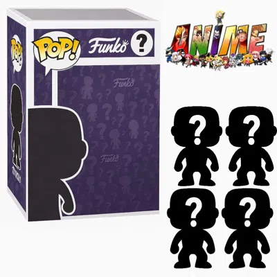 Funko Set Of 4 Surprise Mystery Anime  Pop! Randomly Selected In Multi