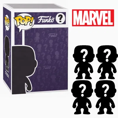 Funko Set Of 4 Surprise Mystery Marvel  Pop! Randomly Selected In Multi