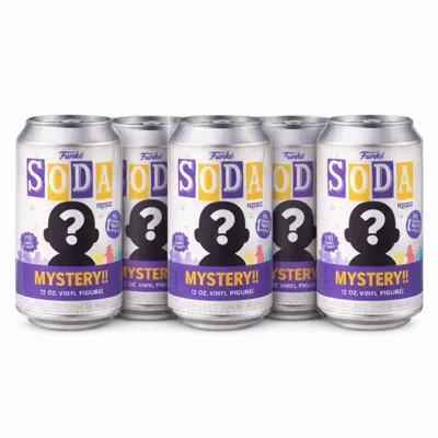 Funko Set Of 5 Surprise Mystery  Soda Figure Randomly Selected In Multi