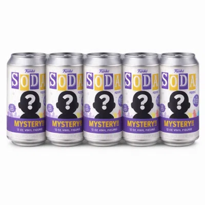 Funko Set Of 6 Surprise Mystery  Soda Figure Randomly Selected In Multi