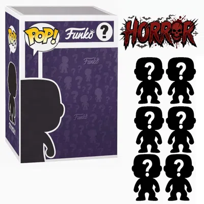 Funko Set Of 6 Surprise Mystery Horror  Pop! Randomly Selected In Purple