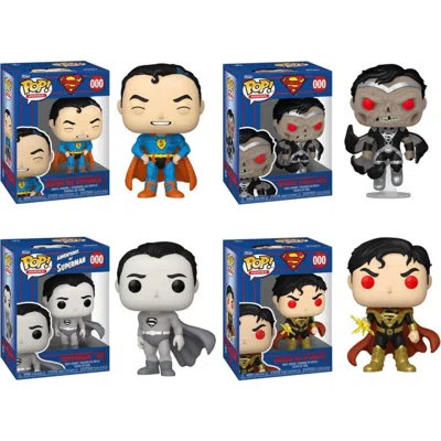 Funko Shield Through The Ages (superman)  Pop! Set In Multi-color