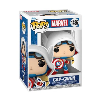 Funko Spider-gwen: Gwenverse Cap-gwen  Pop! Vinyl Figure #1486 In White
