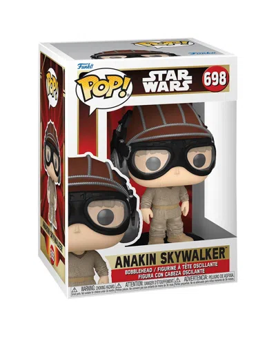 Funko Star Wars Anakin Skywalker Wearing A Pod Racer Helmet 698 Pop Bobblehead Vinyl Figure In Transparent