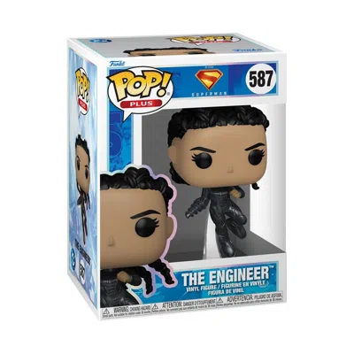 Funko Superman (2025 Movie) The Engineer Metallic Wave 2  Pop! Vinyl Figure Plus #587 In Black