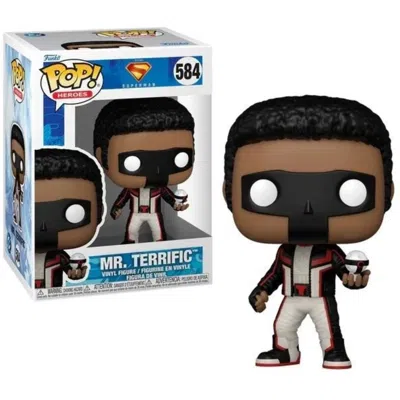 Funko Superman 2025 Mr. Terrific Wave 2  Pop! Vinyl Figure #584 In Multi