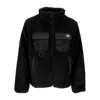 Funky Bear Man Grog Sherpa Jacket Black In Black