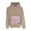 Funky Men's Lightweight Hoodie Hike Tech Hoodie Washed Sand In Washed Sand